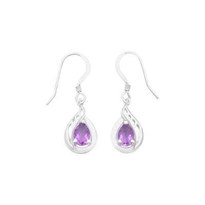 Sterling silver Amethyst earrings