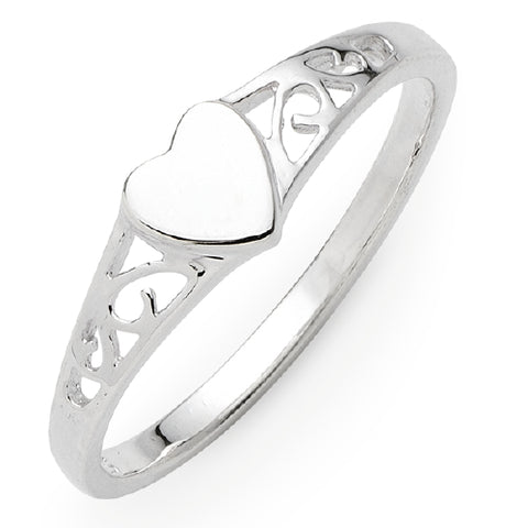 Sterling silver filligree ring