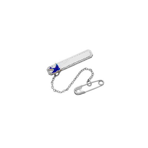 Sterling silver baby brooch