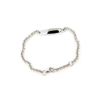 17cm sterling silver baby bracelet