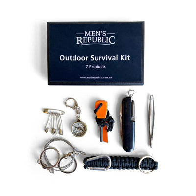 Men's outdoor survival kit
