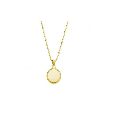 Sterling silver gold plated necklace
