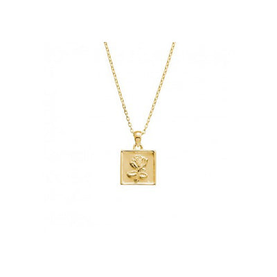 Sterling silver gold plated necklace