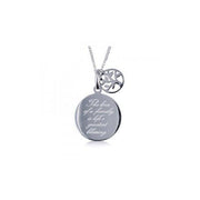 Sterling Silver inspirational necklace