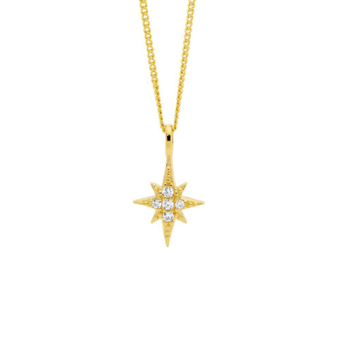 Sterling silver star pendant