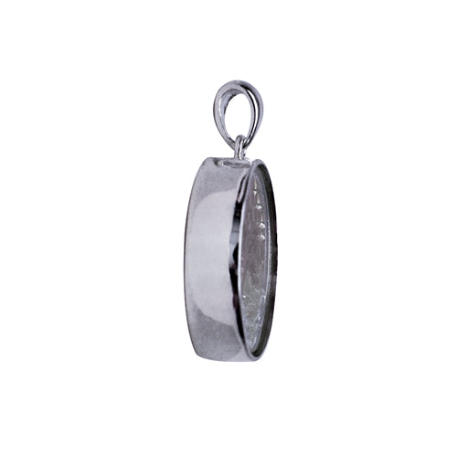 Sterling silver glass pendant