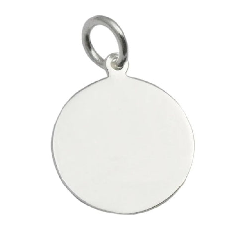 Sterling silver disc