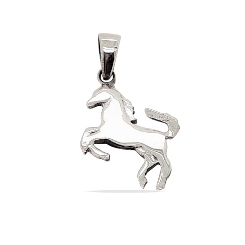 Sterling silver horse pendant