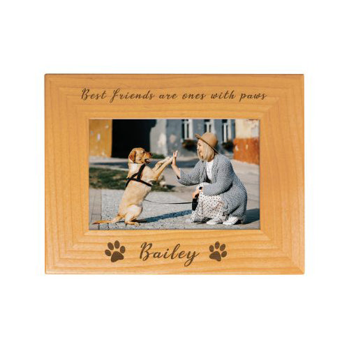 5X7 Timber engraved photo frame