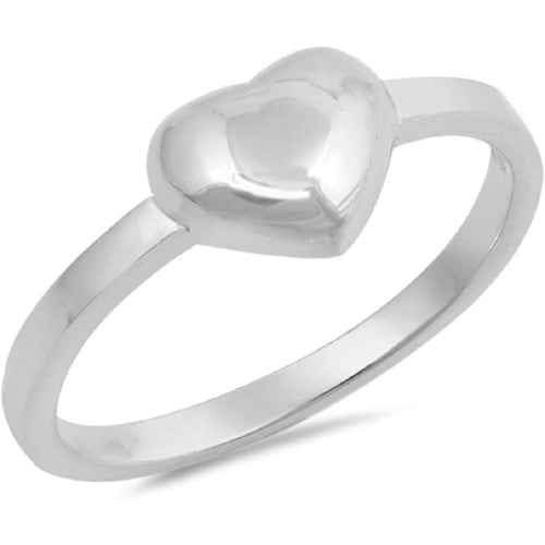 Sterling silver heart ring