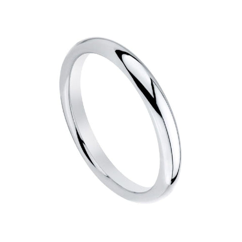 Sterling silver plain ring