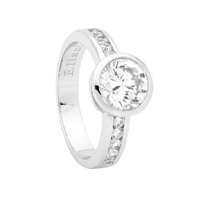 Sterling silver cz ring