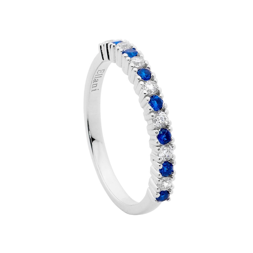 Ellani Jewellery single row ring.