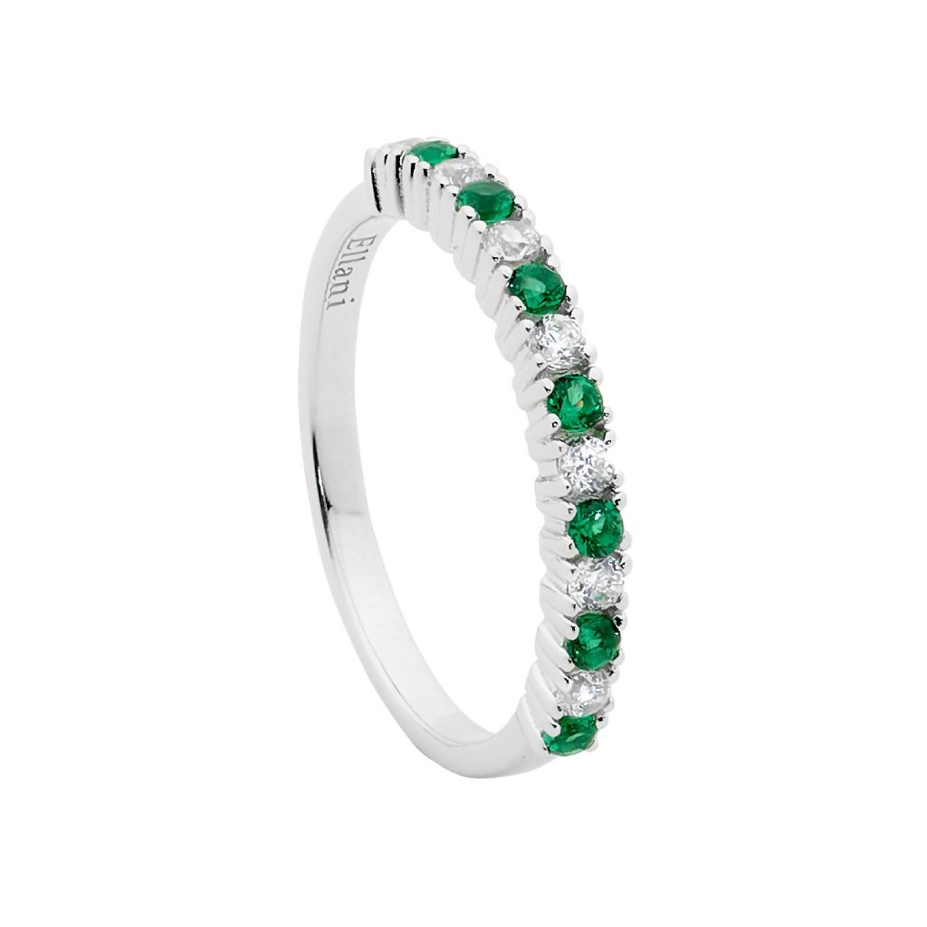 Ellani Jewellery single row ring.