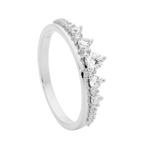 Sterling silver cz ring