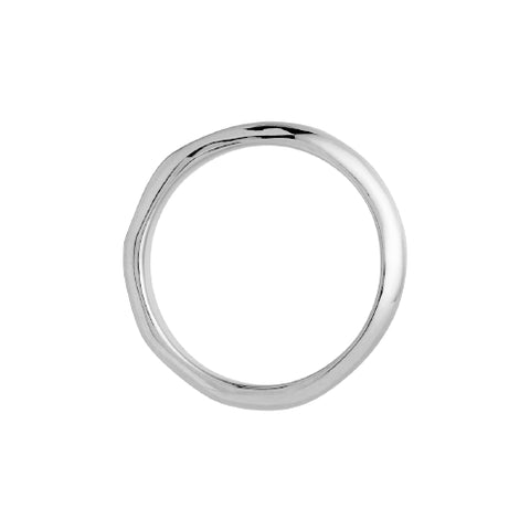 Silver irregular ring