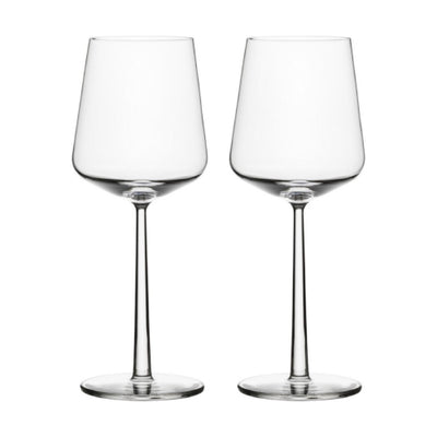Set of 2 red wine glasses