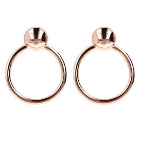 ROSE GOLD PLATED EARRINGS
