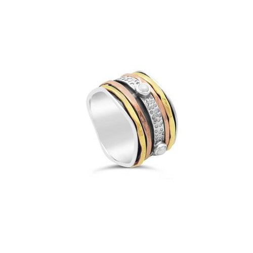 Sterling silver spinner ring