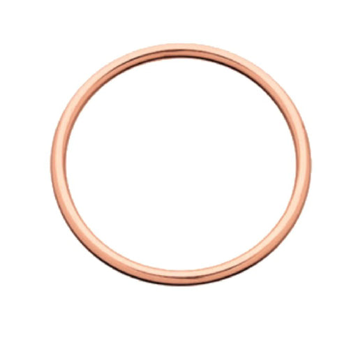 Rose plated 65mm golf bangle