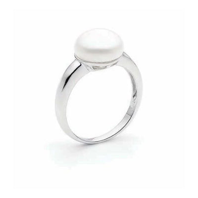 Sterling silver pearl ring