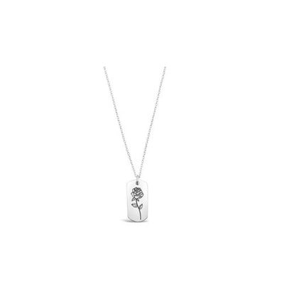 Sterling silver June necklace