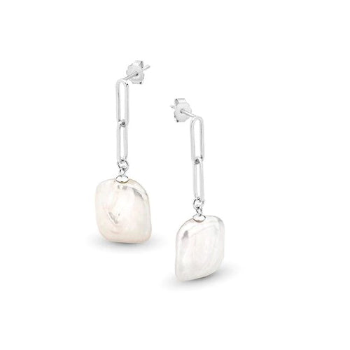 Sterling silver pearl earrings