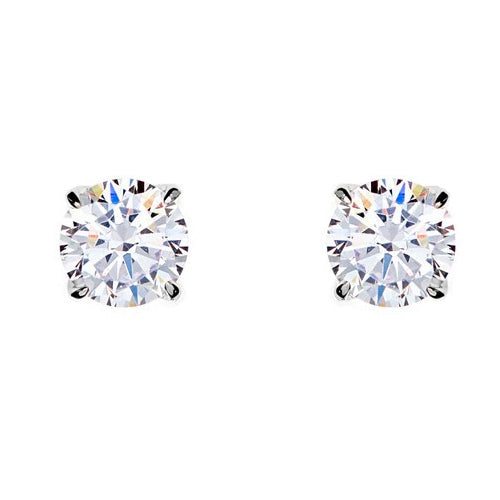 Sterling silver CZ studs