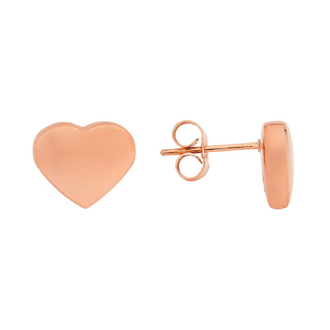 Stainless Steel heart studs