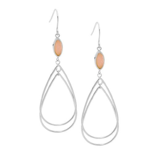 Ellani Steel Drop Earrings. Steel
