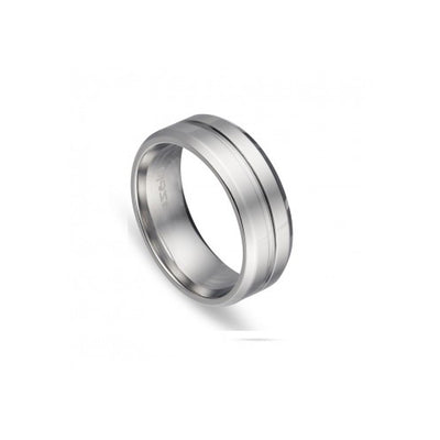 Stainless steel gents ring