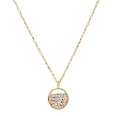 Sterling silver gold plated necklace