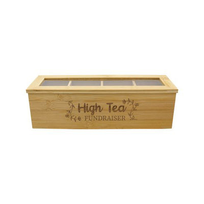 Tea box engraved