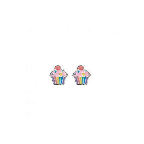Sterling silver cupcake studs
