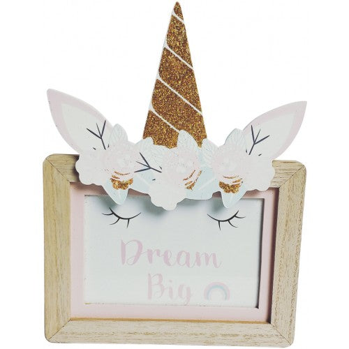 Dream Big Unicorn Frame.