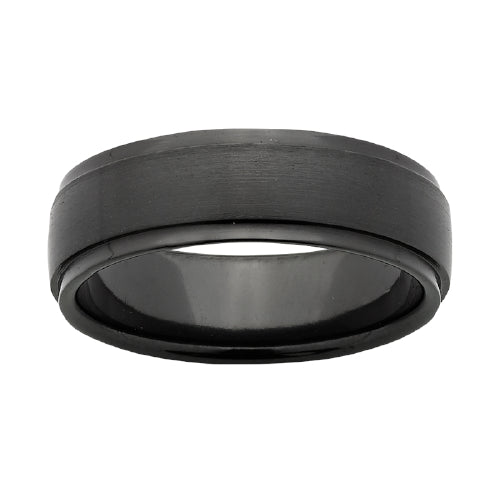 Zirconium wedding ring