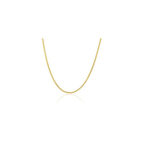 9ct yellow gold wheat chain