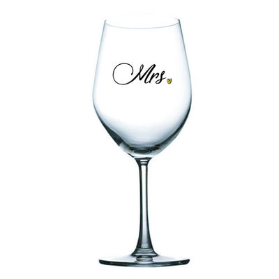 Mrs wine glass