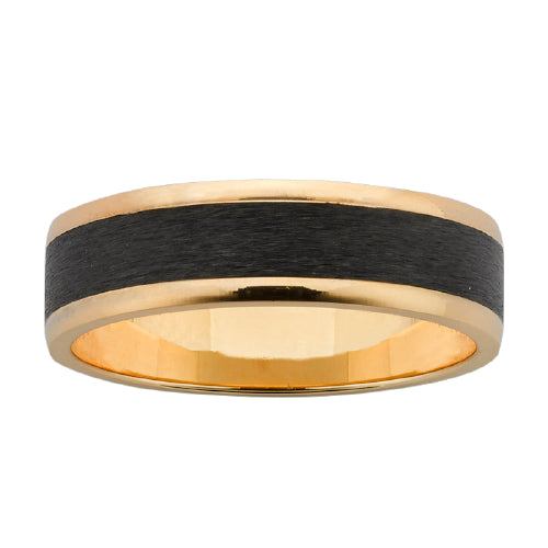 Ziro two tone wedding ring